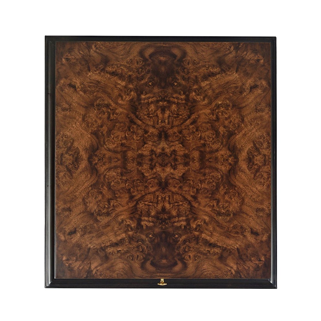 Art Deco Burl Walnut End Table - English Georgian America