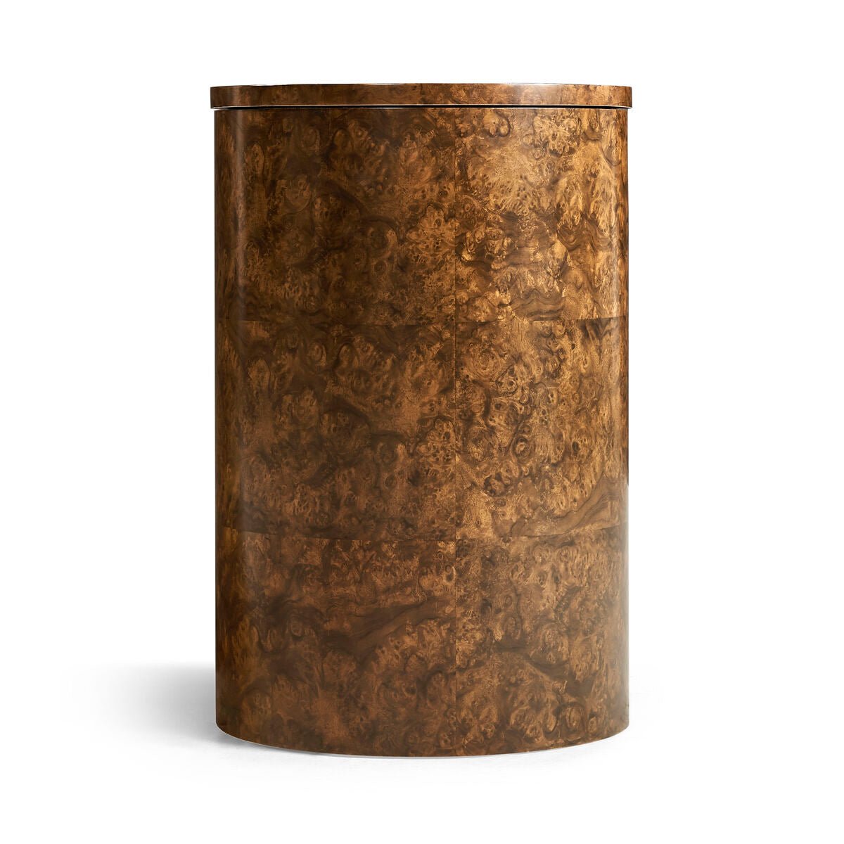 Art Deco Burl Wood Accent Table - English Georgian America
