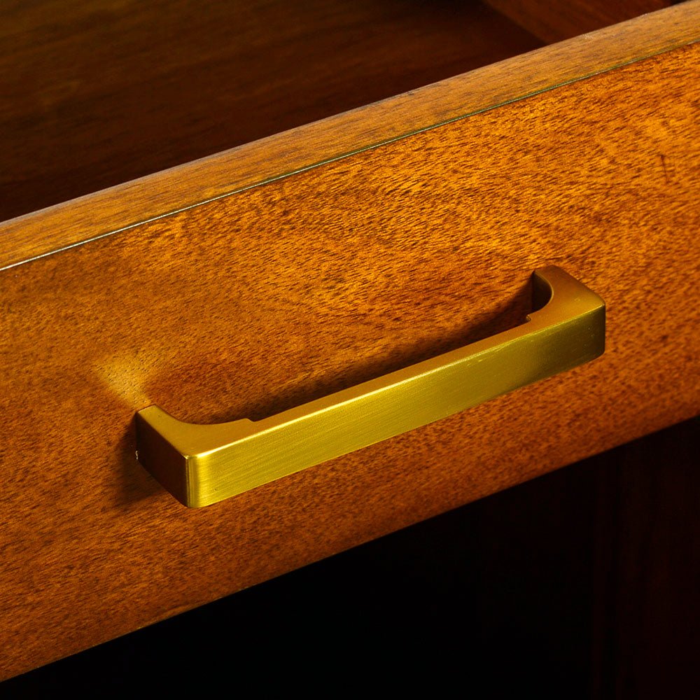 Art Deco Burl Wood Bar Cabinet - English Georgian America