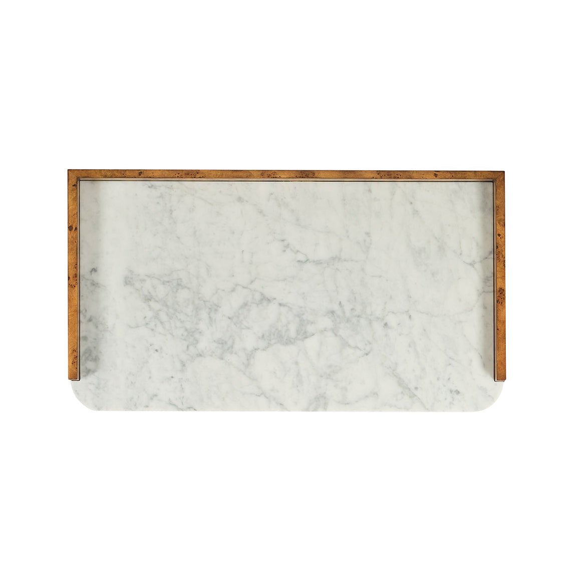 Art Deco Burl Wood Bar Cabinet - English Georgian America