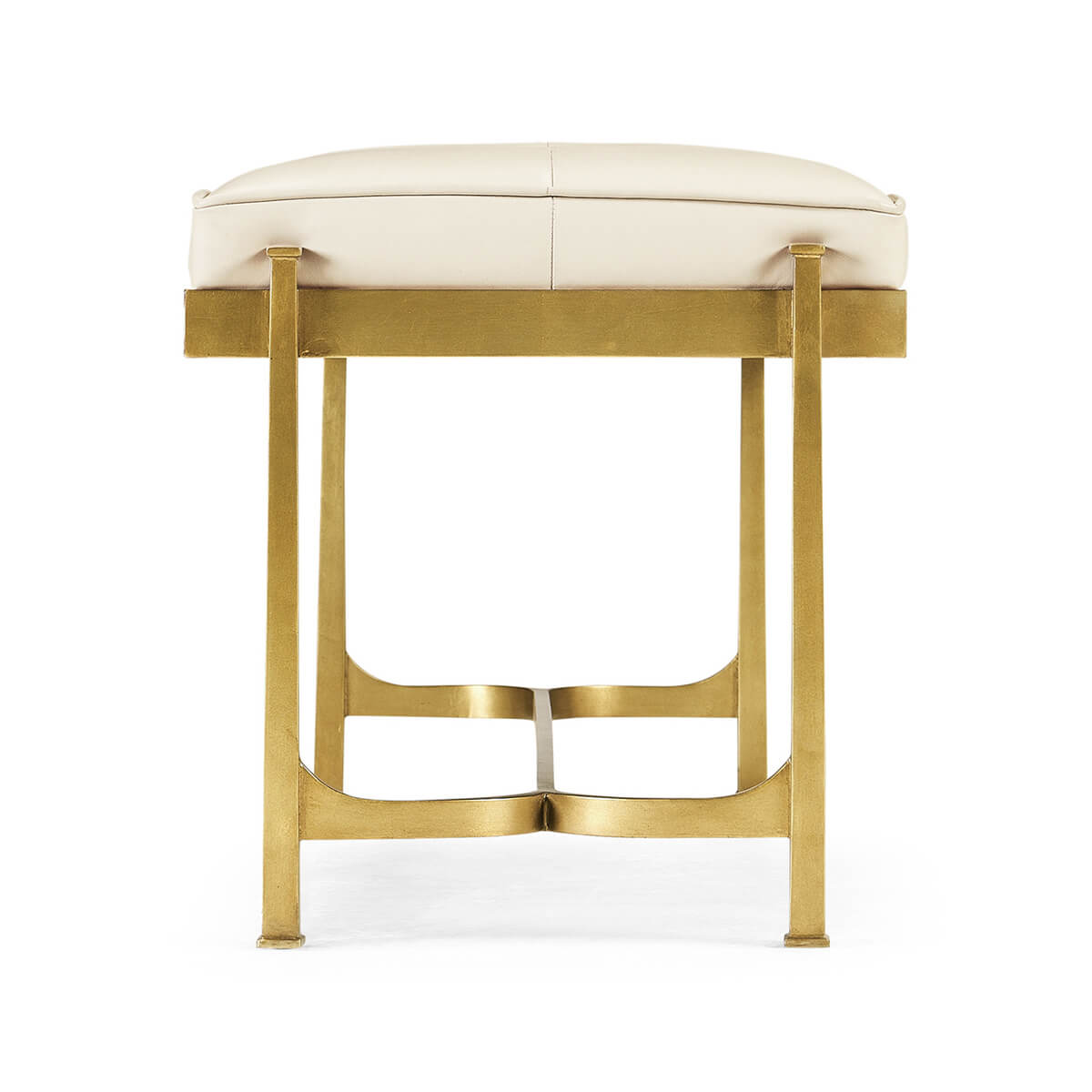 Art Deco Gilded Iron Bench - English Georgian America