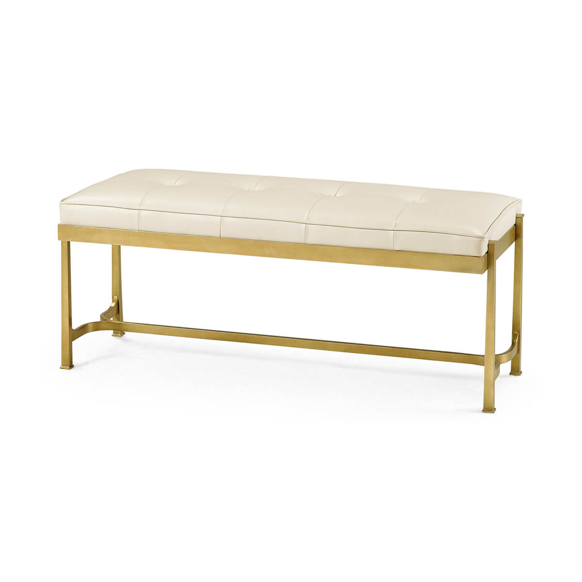 Art Deco Gilded Iron Bench - English Georgian America