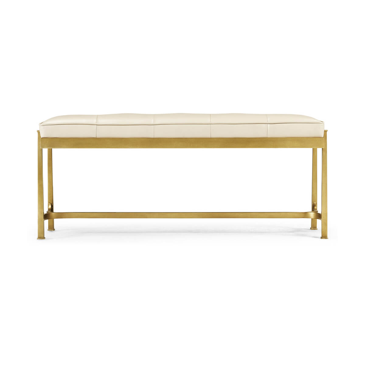 Art Deco Gilded Iron Bench - English Georgian America