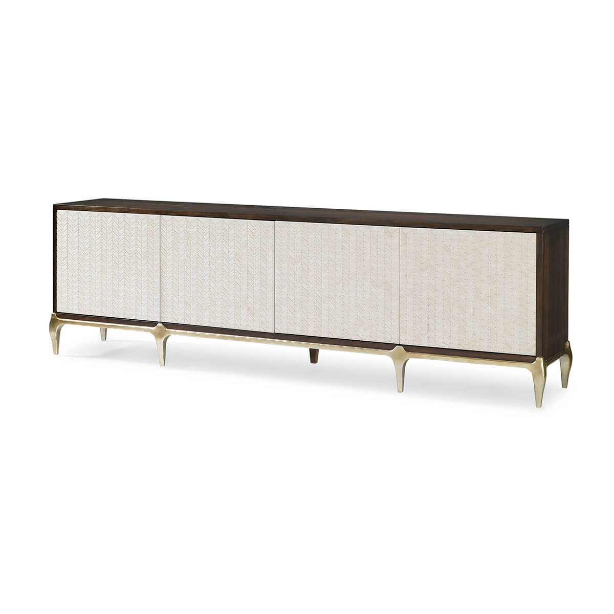 Art Deco Long Cabinet - English Georgian America