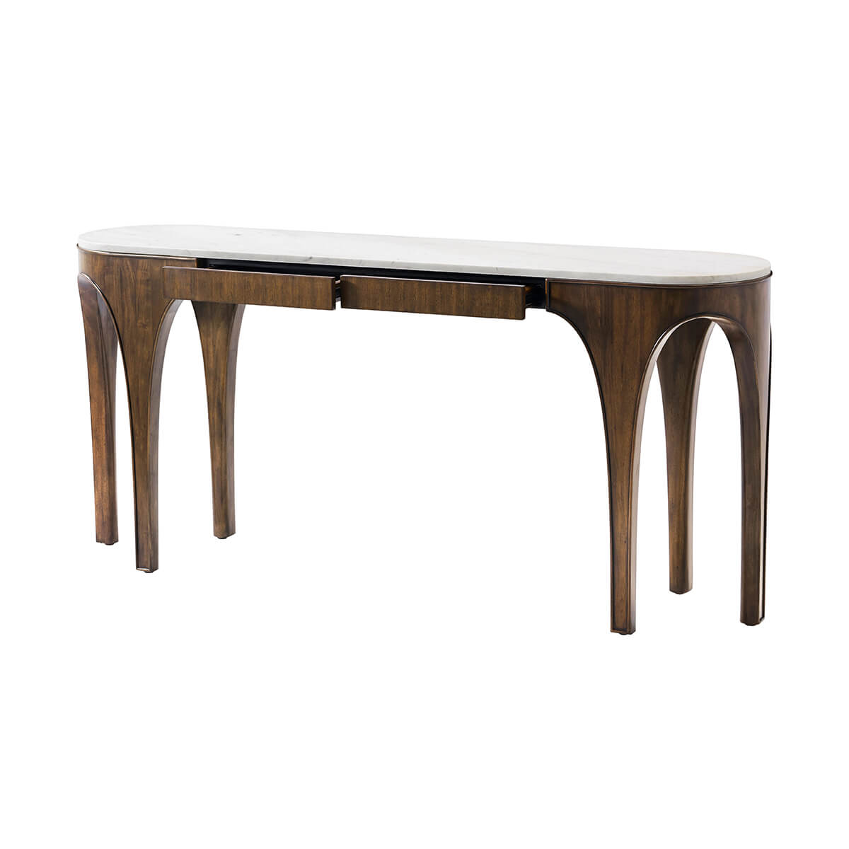 Art Deco Marble Top Console - English Georgian America