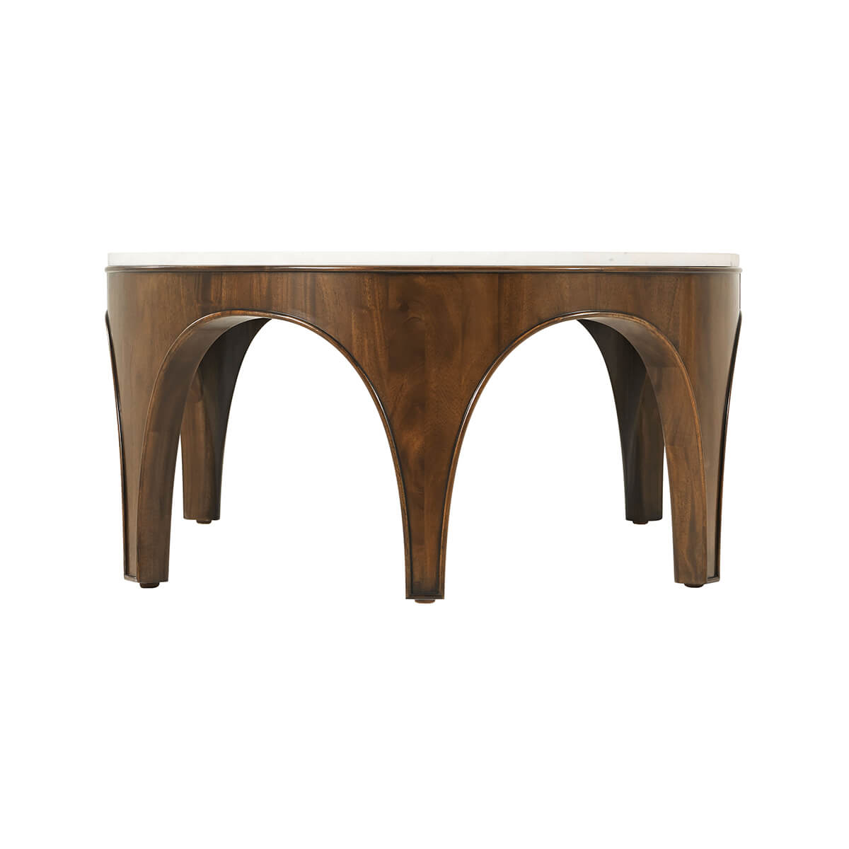 Art Deco Oval Cocktail Table - English Georgian America