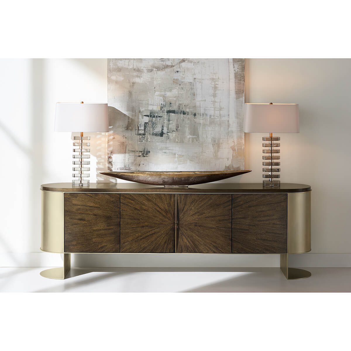 Art Deco Paldoa Credenza - English Georgian America