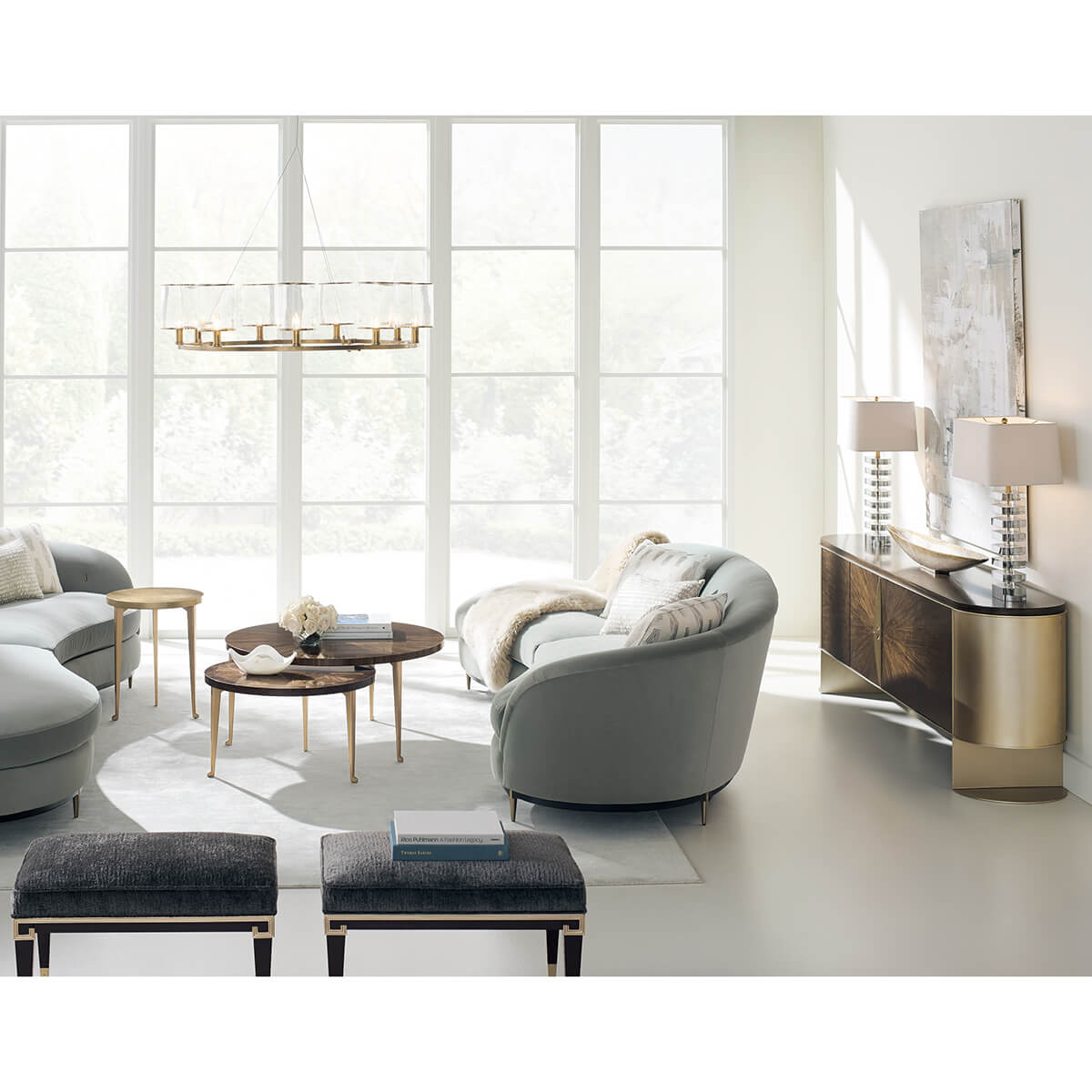 Art Deco Paldoa Credenza - English Georgian America