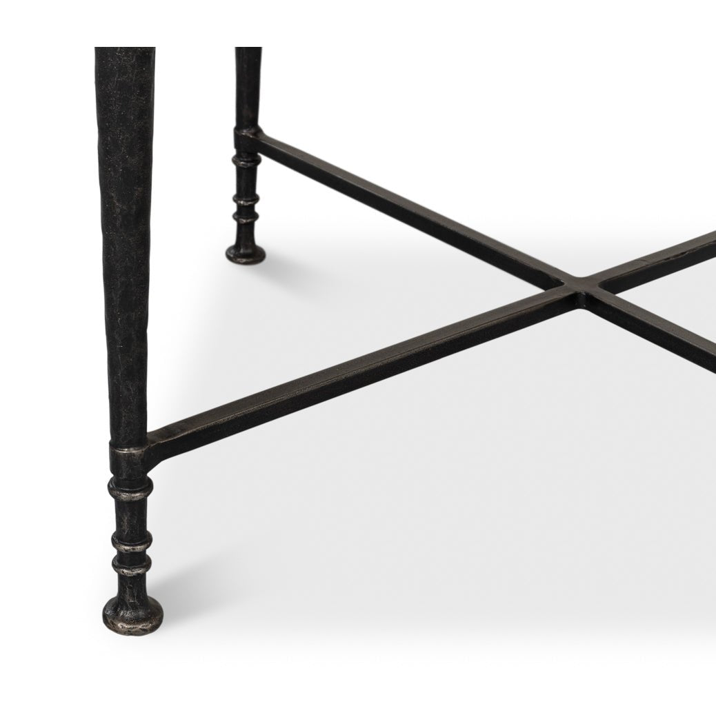 Art Deco Round End Table - English Georgian America