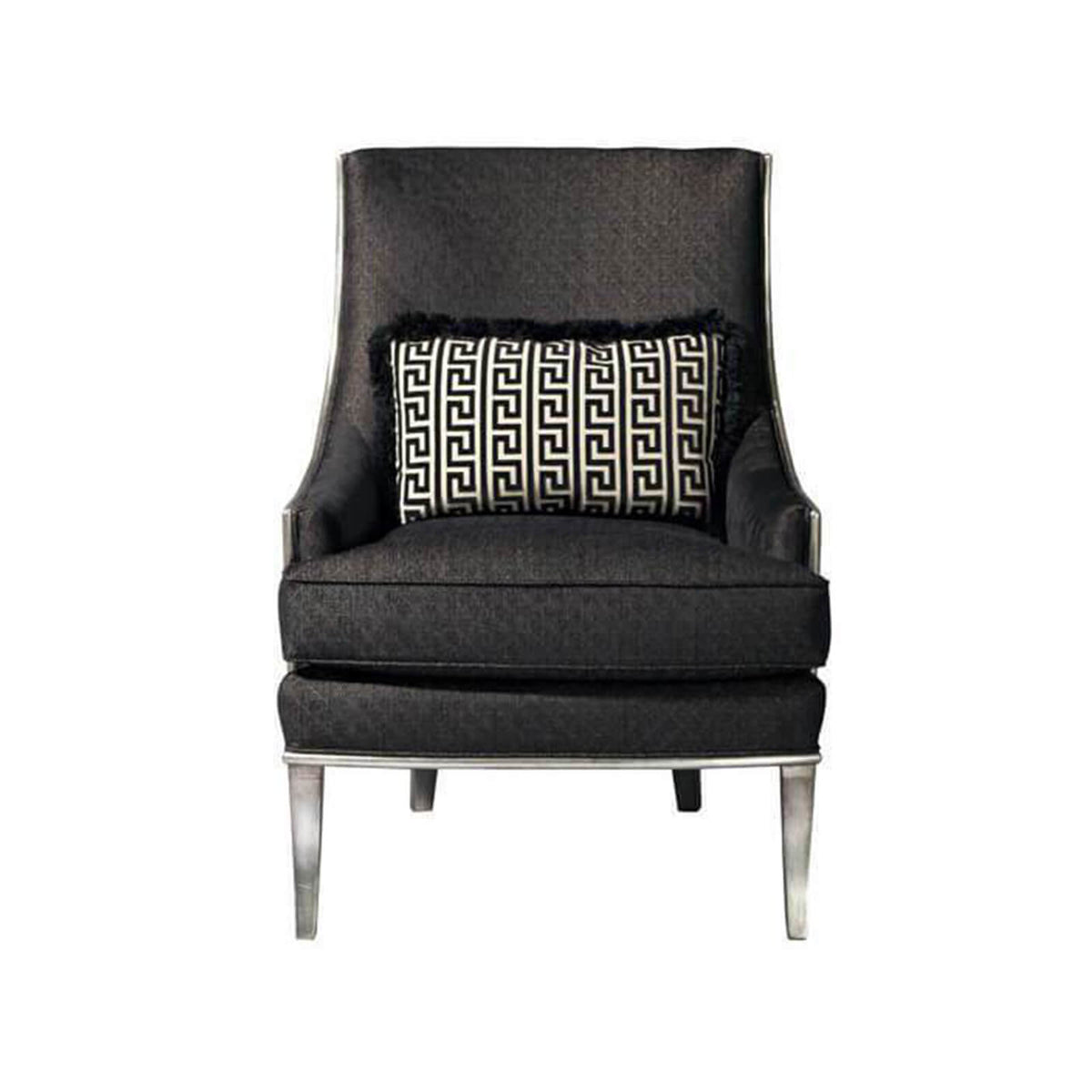 Art Deco Scoop Back Armchair - English Georgian America