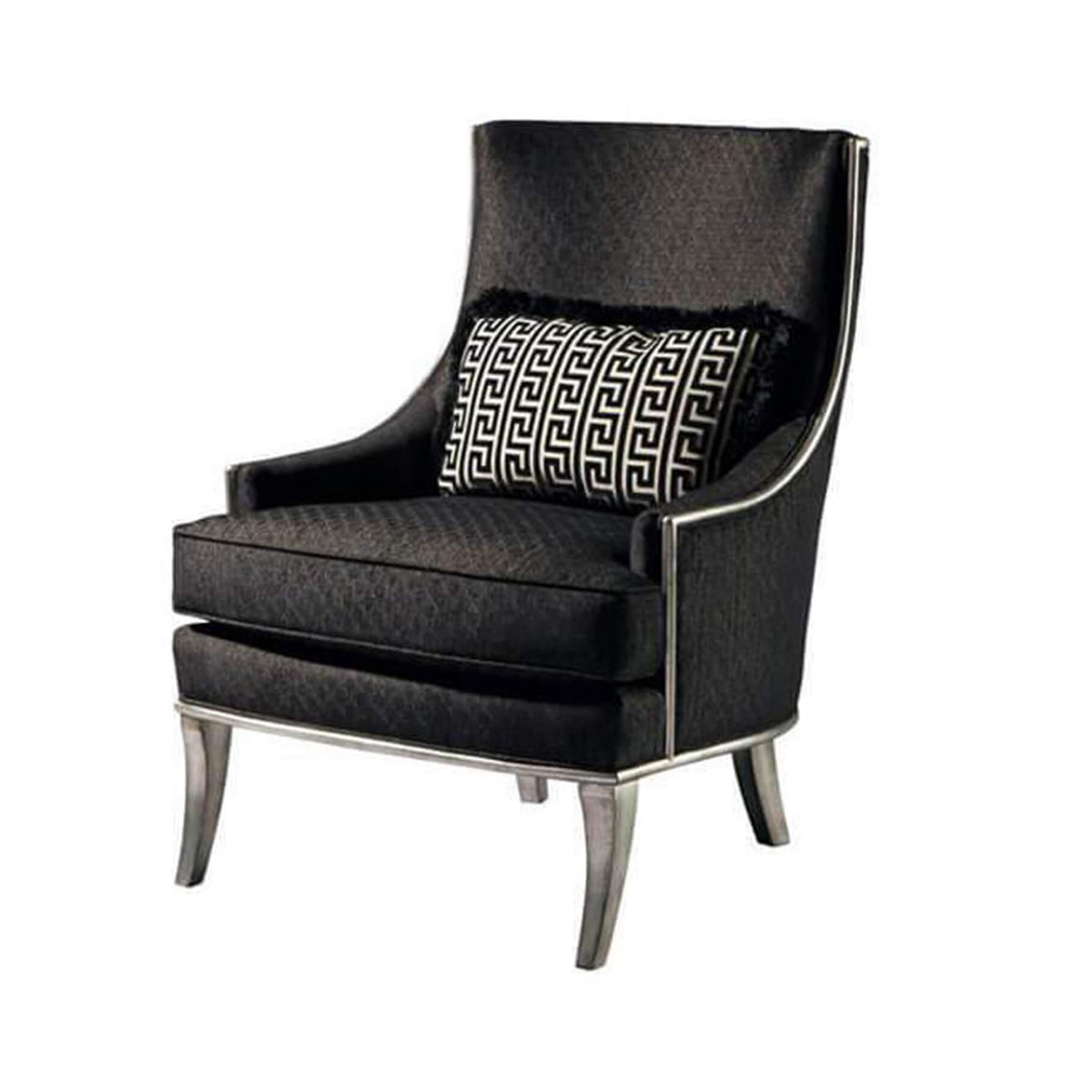 Art Deco Scoop Back Armchair - English Georgian America