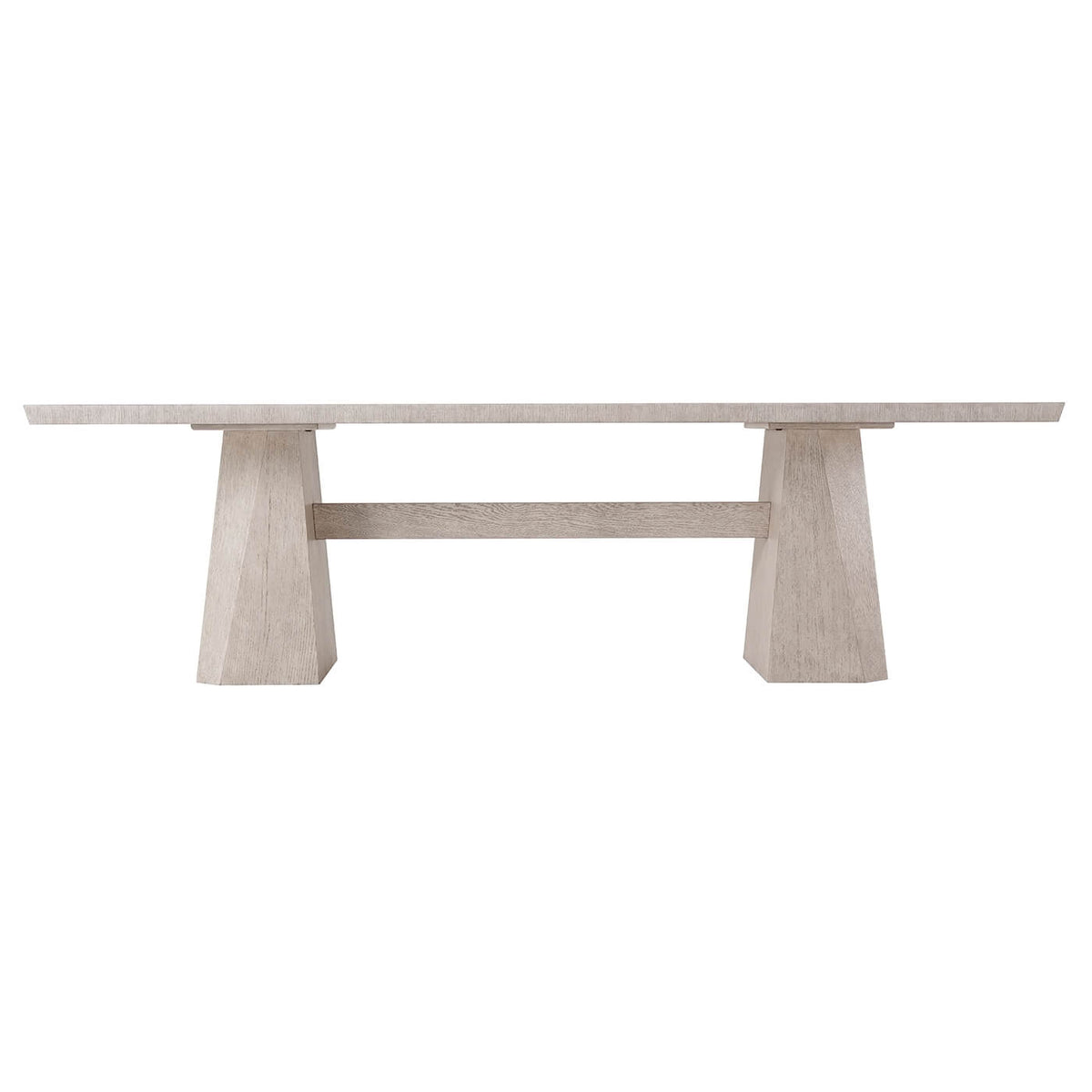 Art Deco Style Dining Table - Light Oak - English Georgian America