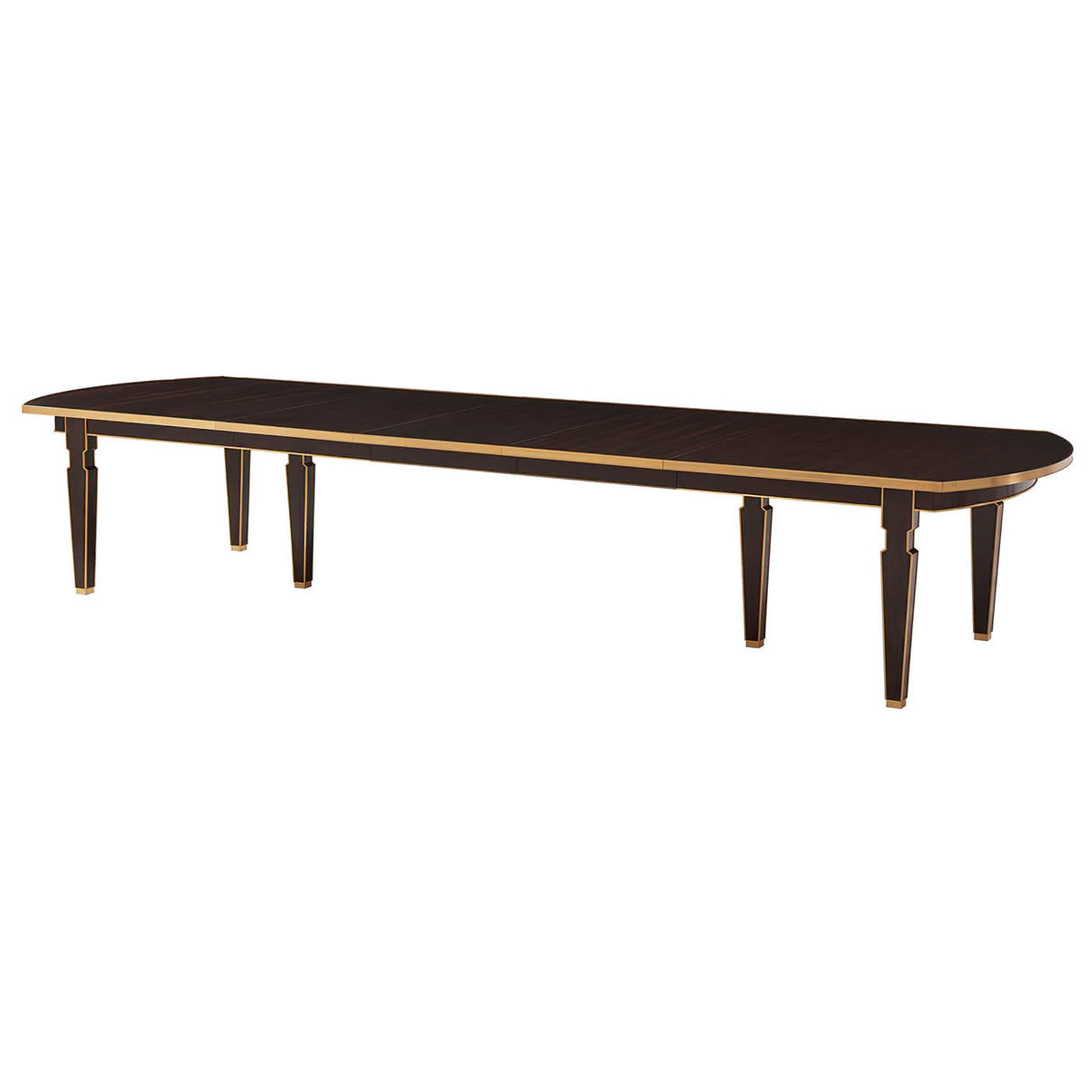 Art Deco Style Extension Dining Table - English Georgian America