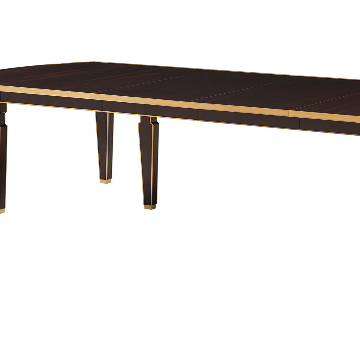 Art Deco Style Extension Dining Table - English Georgian America