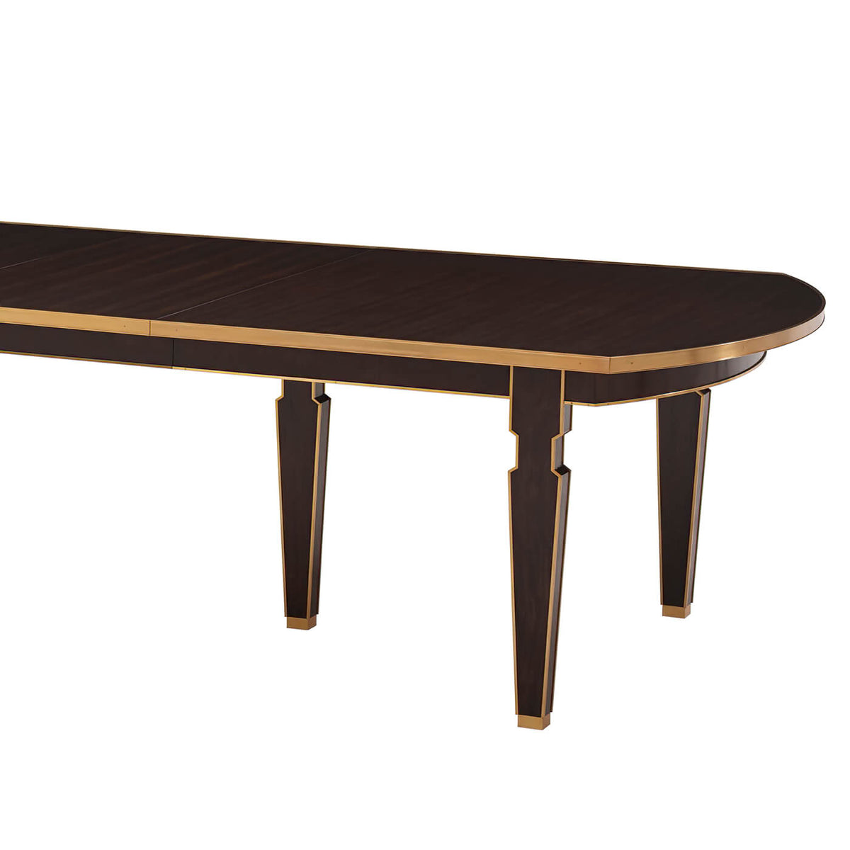 Art Deco Style Extension Dining Table - English Georgian America