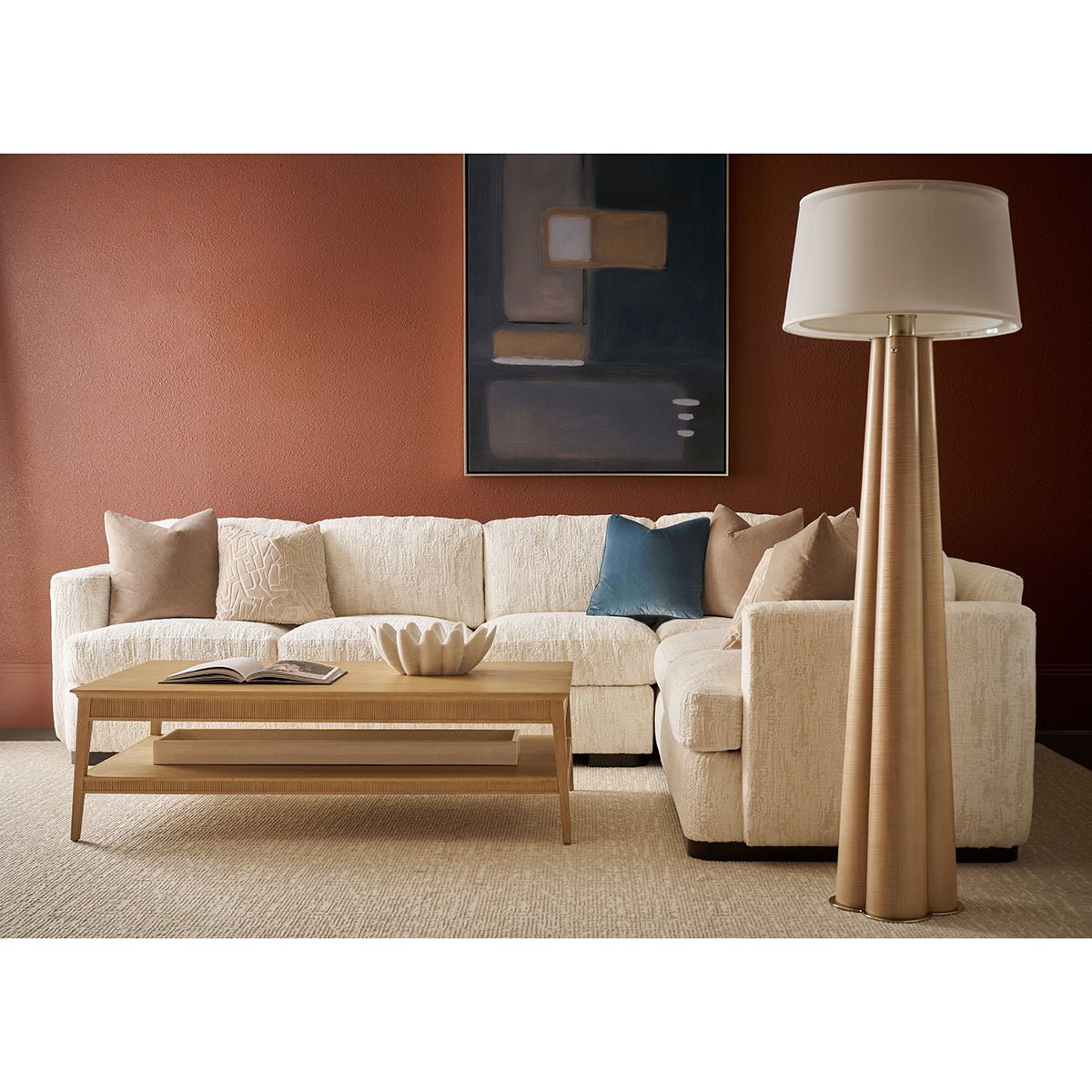 Art Deco Style Floor Lamp - English Georgian America