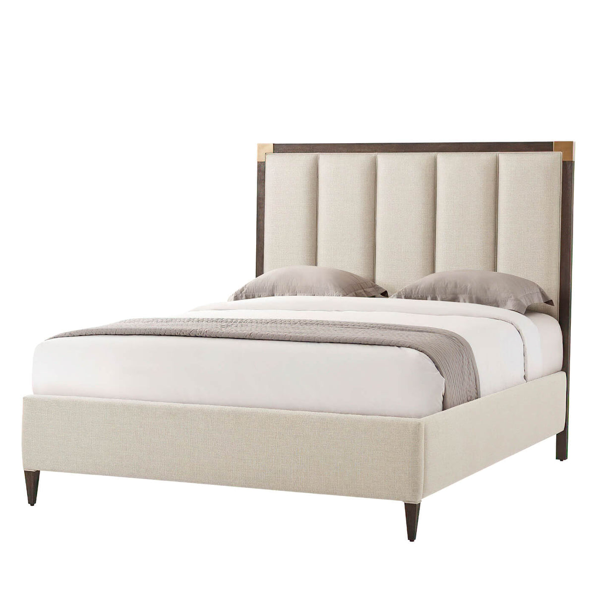Art Deco Style Queen Size Bed - English Georgian America