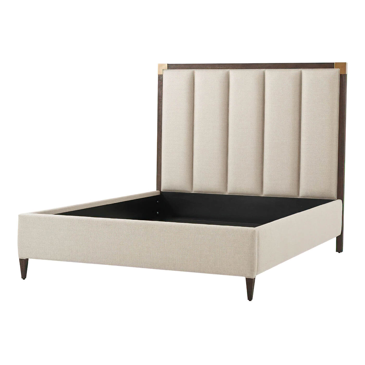 Art Deco Style Queen Size Bed - English Georgian America