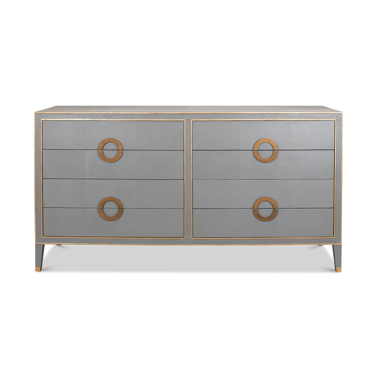 Art Deco Style Shagreen Dresser - English Georgian America