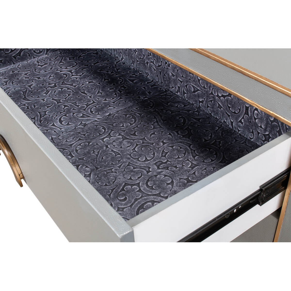 Art Deco Style Shagreen Dresser - English Georgian America