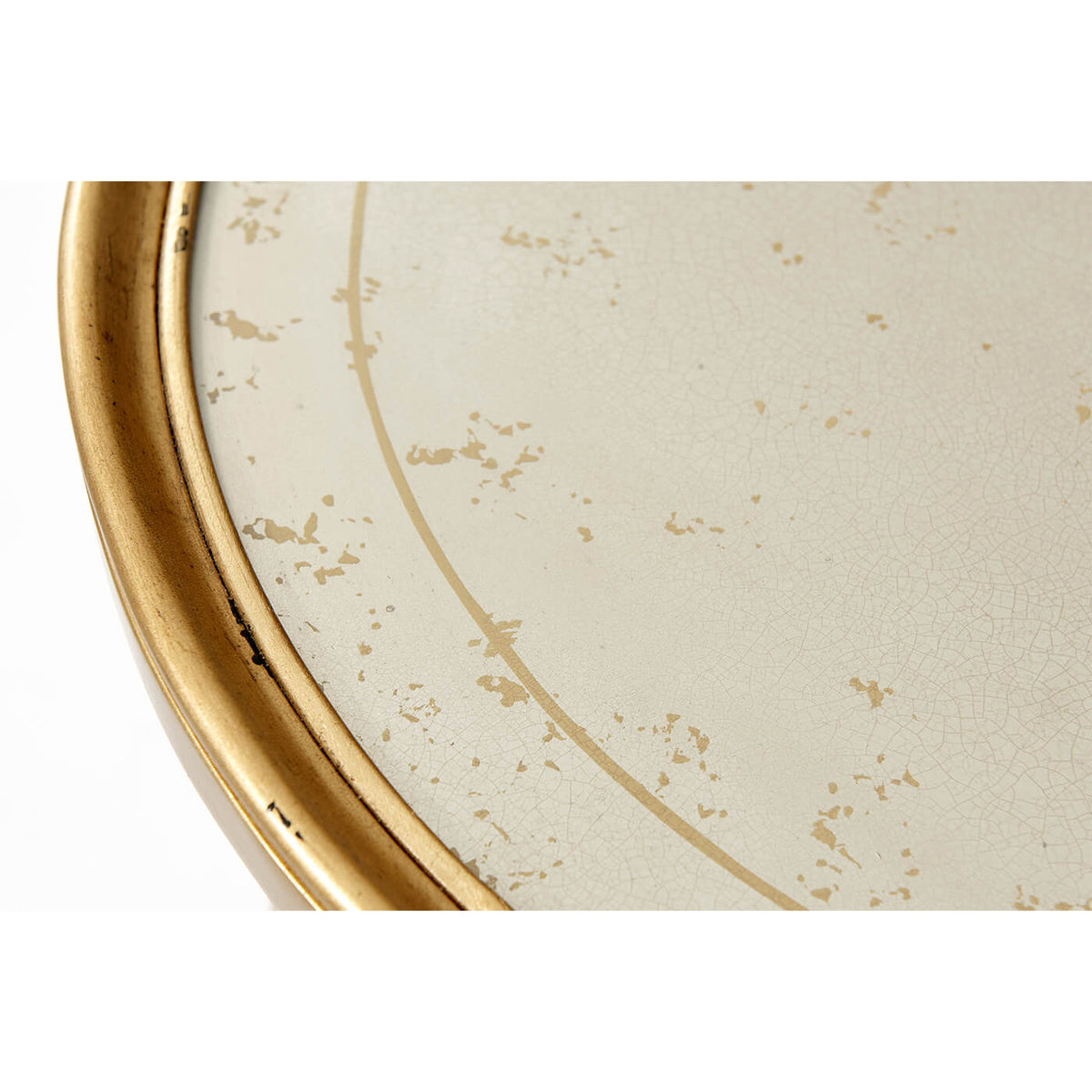 Art Deco Style Silvered and Gilt End Table - English Georgian America