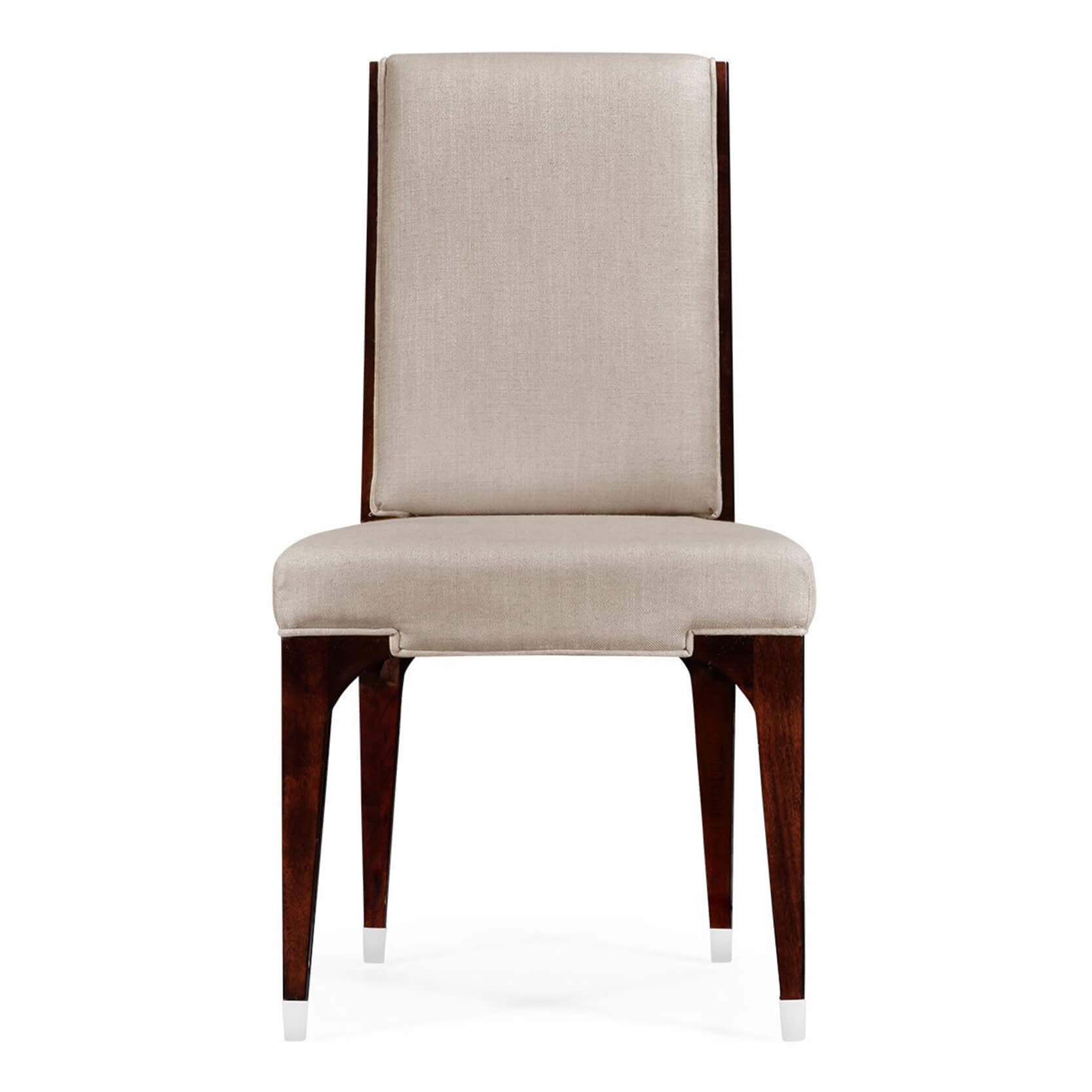 Art Deco Style Upholstered Dining Side Chair - English Georgian America