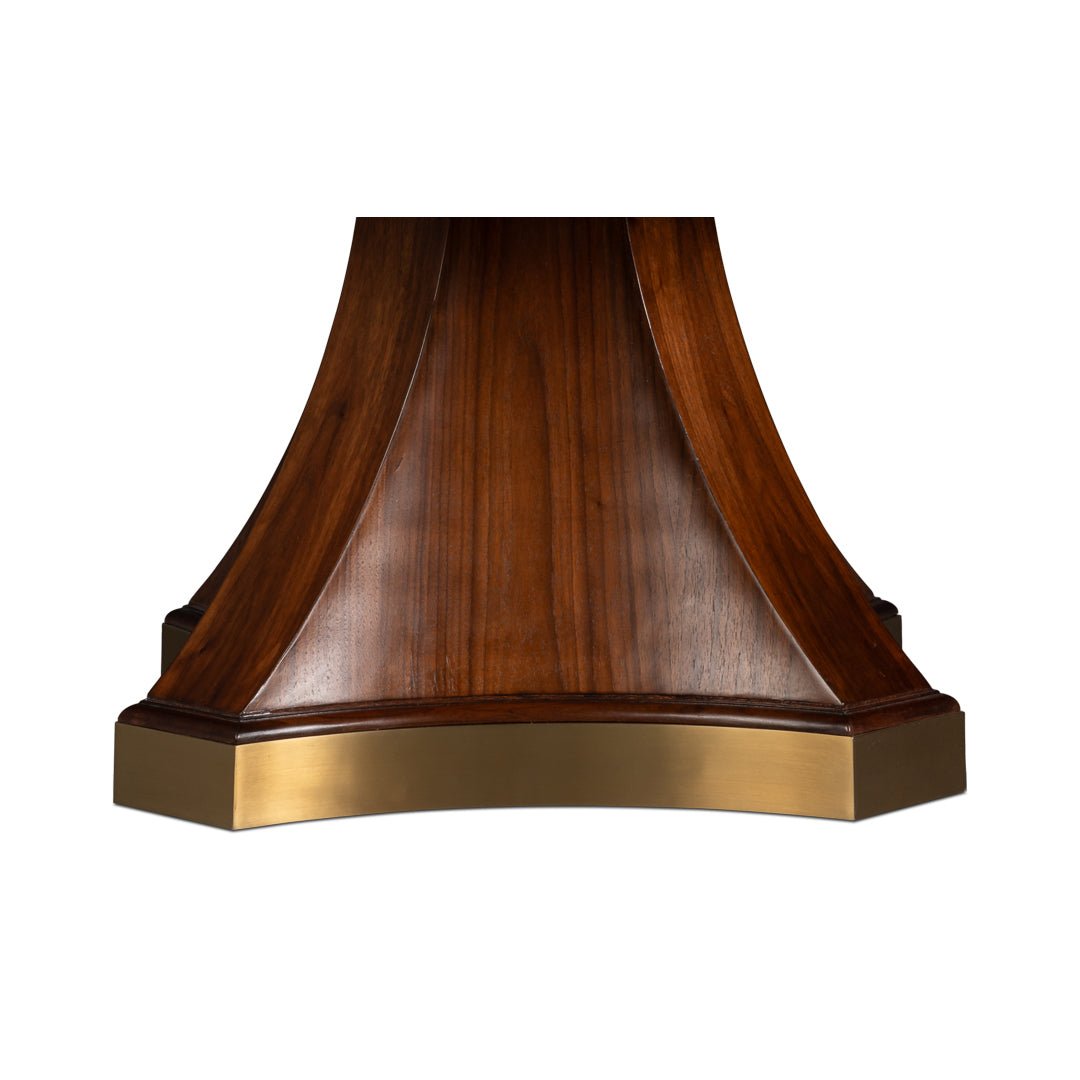 Art Deco Style Walnut Jupe Dining Table - English Georgian America