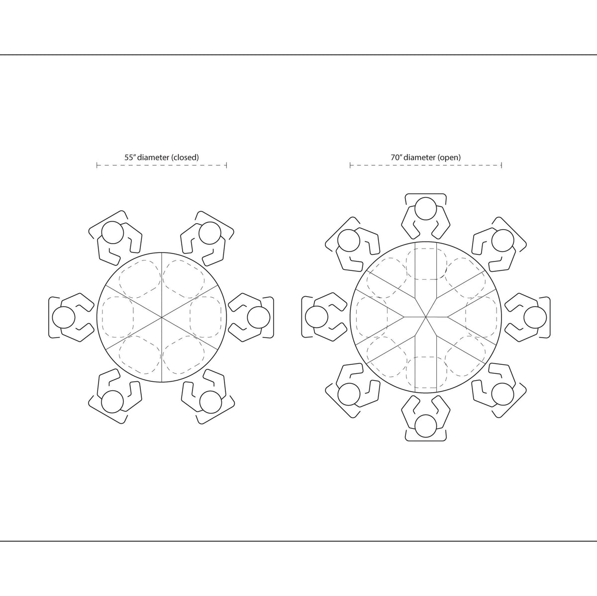 Art Deco Style Walnut Jupe Dining Table - English Georgian America
