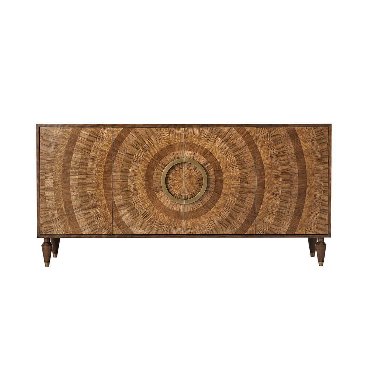 Art Deco Sunburst Buffet - English Georgian America