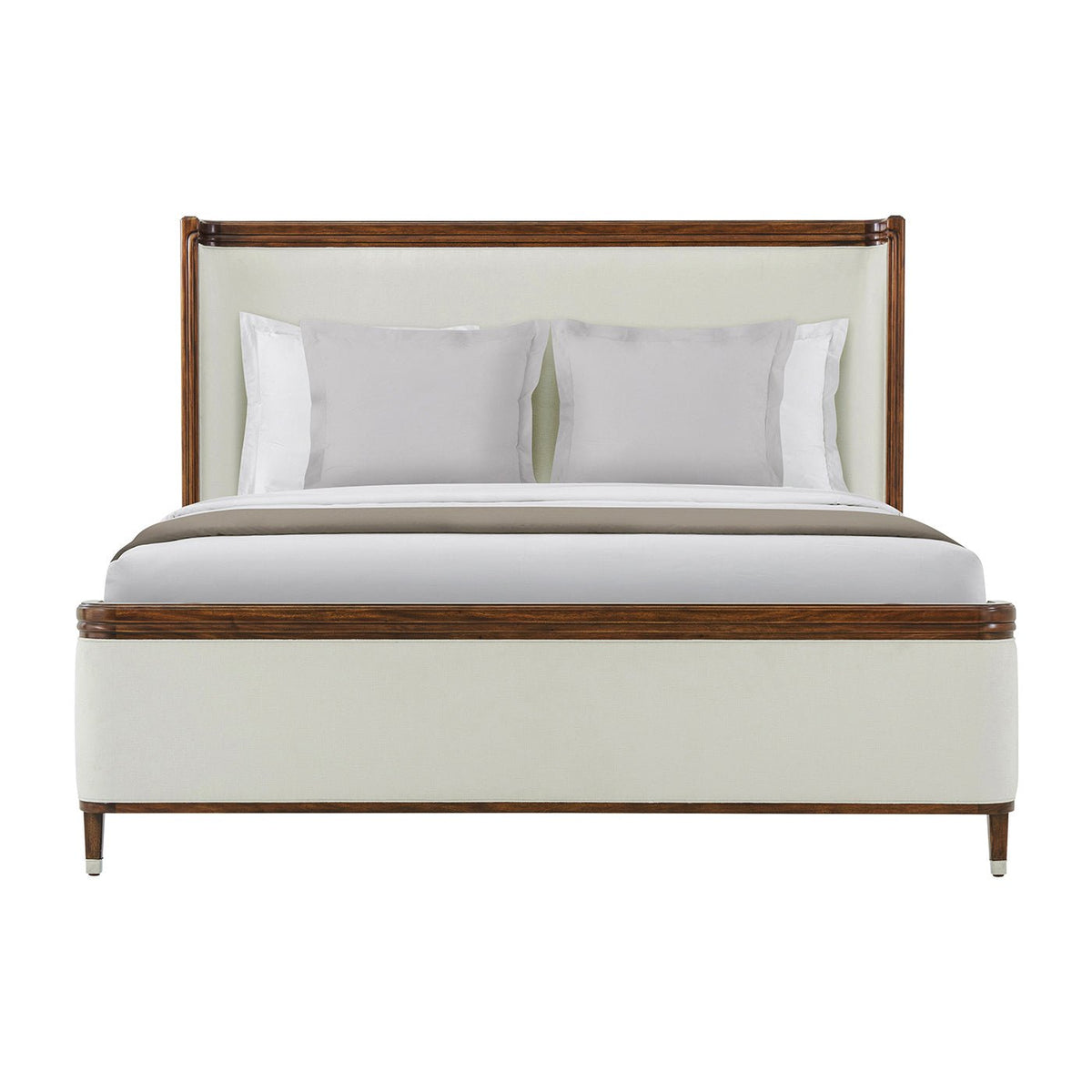 Art Deco Upholstered Bed - English Georgian America