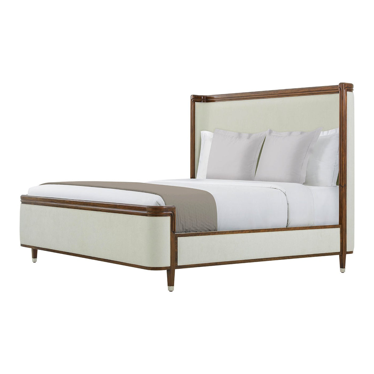 Art Deco Upholstered Bed - English Georgian America