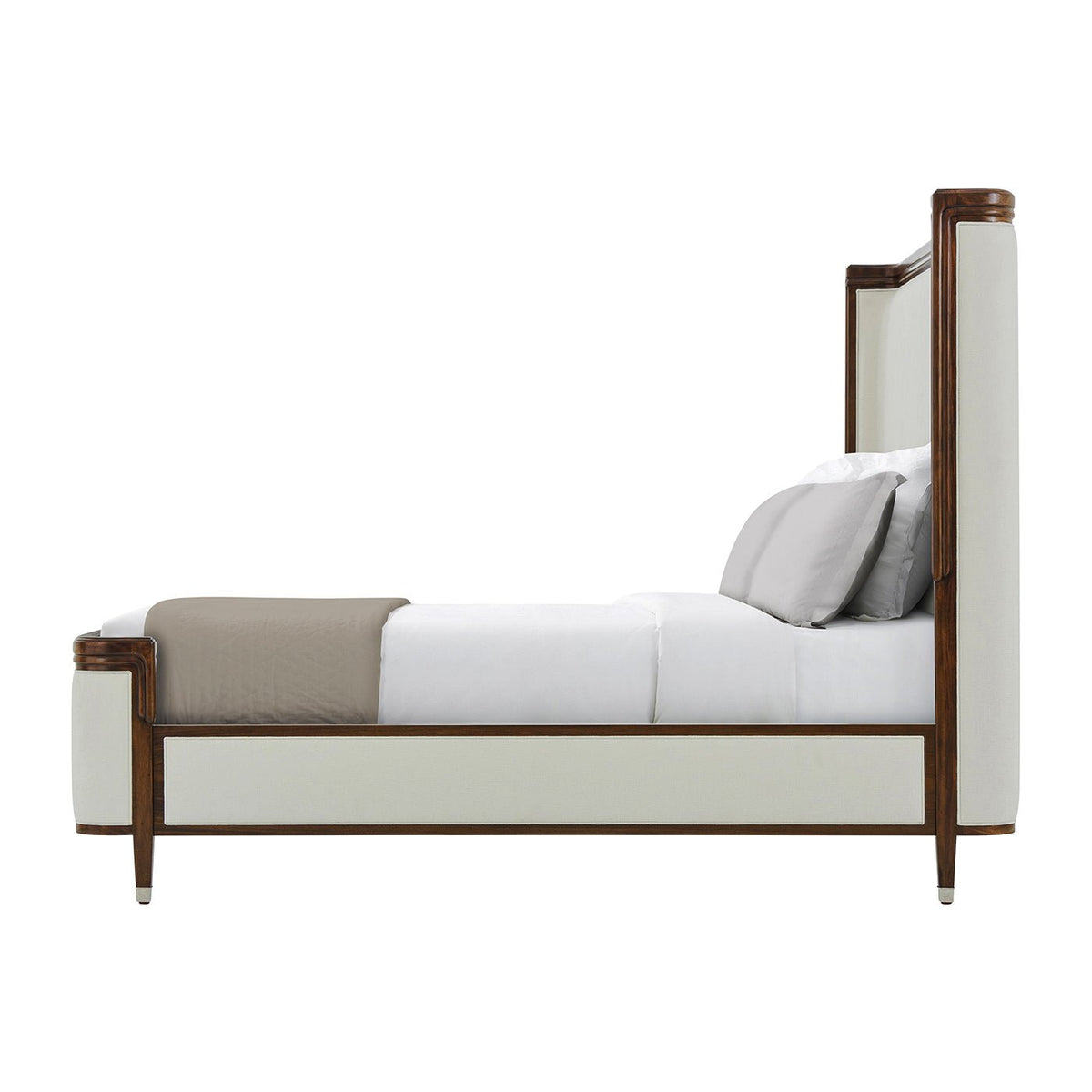 Art Deco Upholstered Bed - English Georgian America