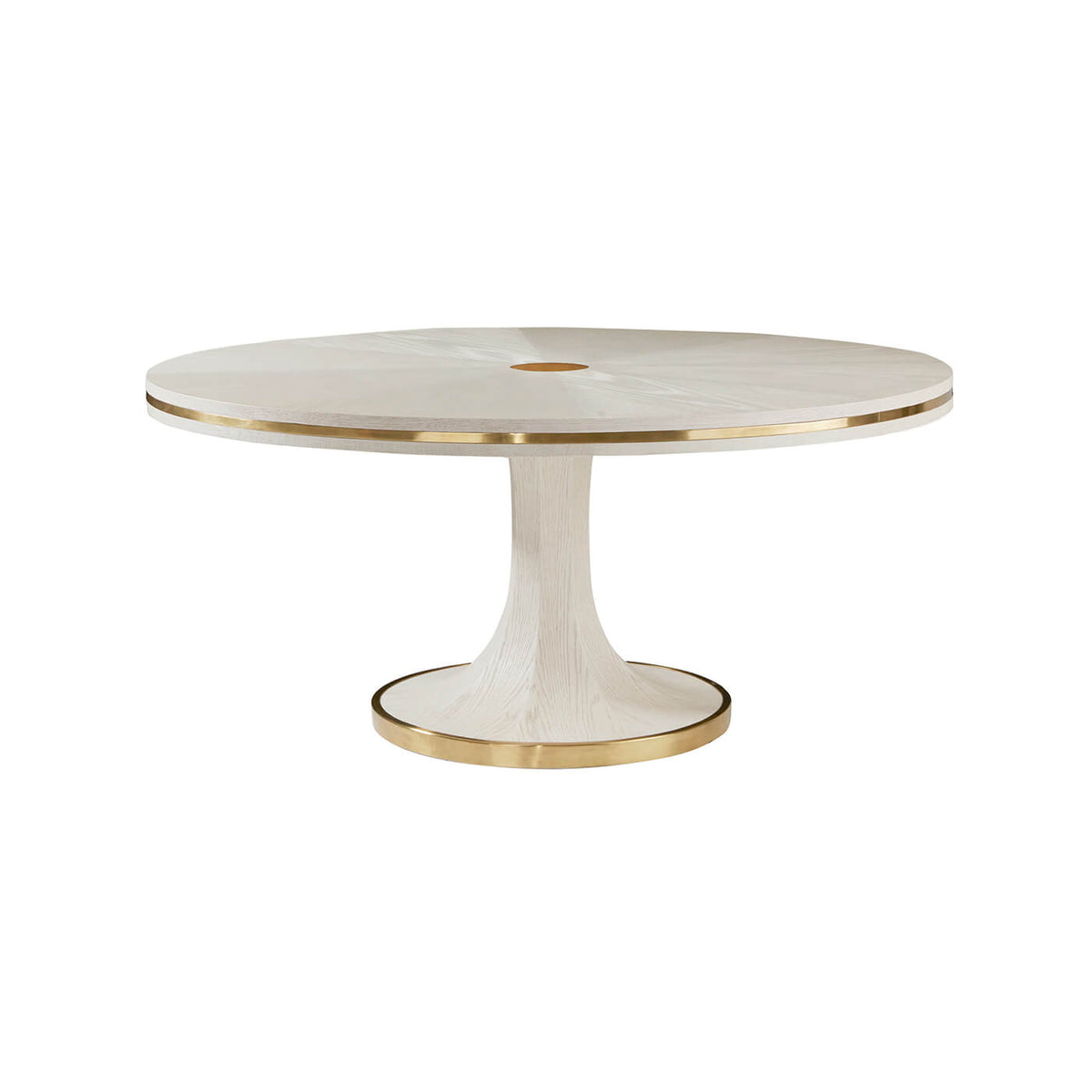 Art Deco White Dining Table - English Georgian America