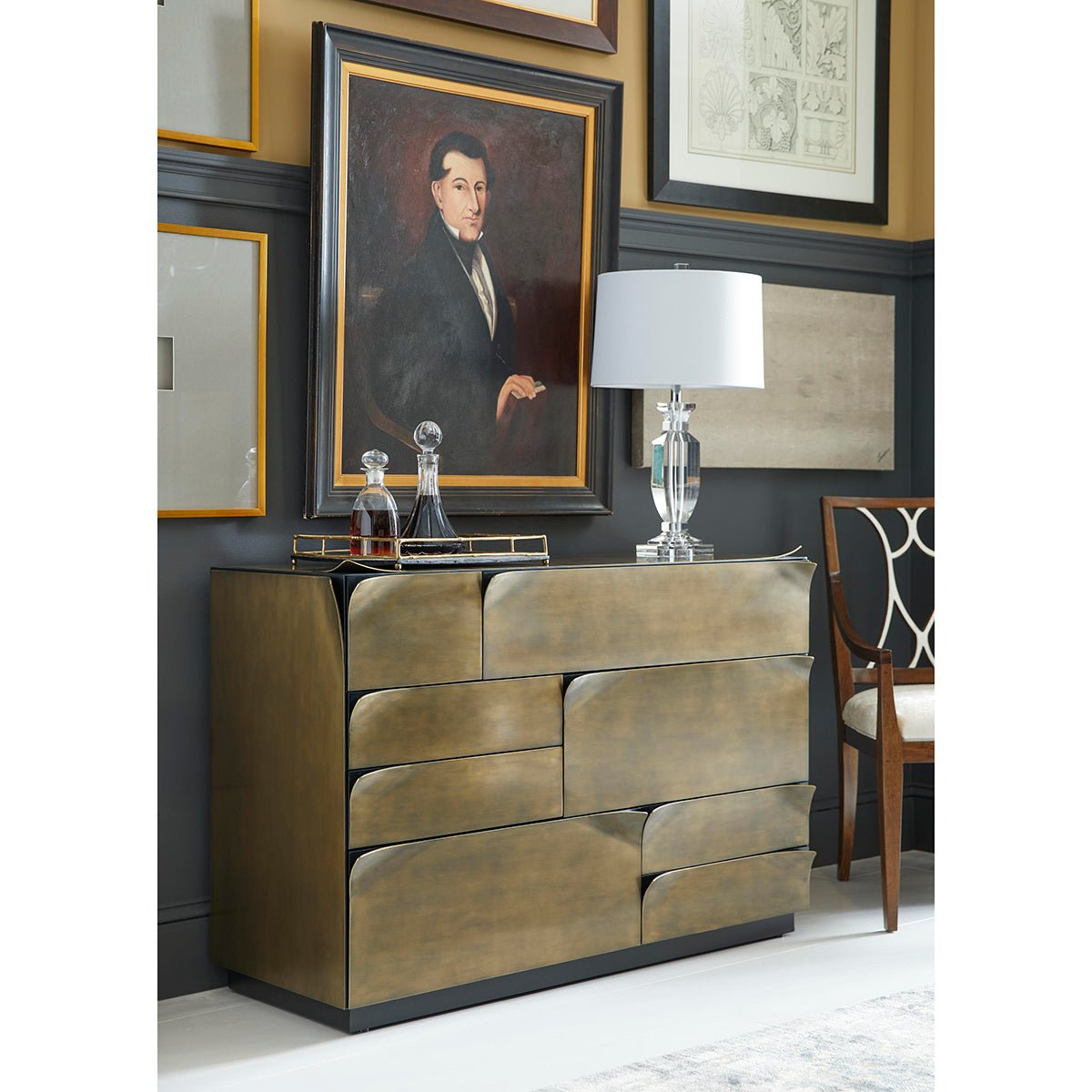Artisan Brass Dresser - English Georgian America