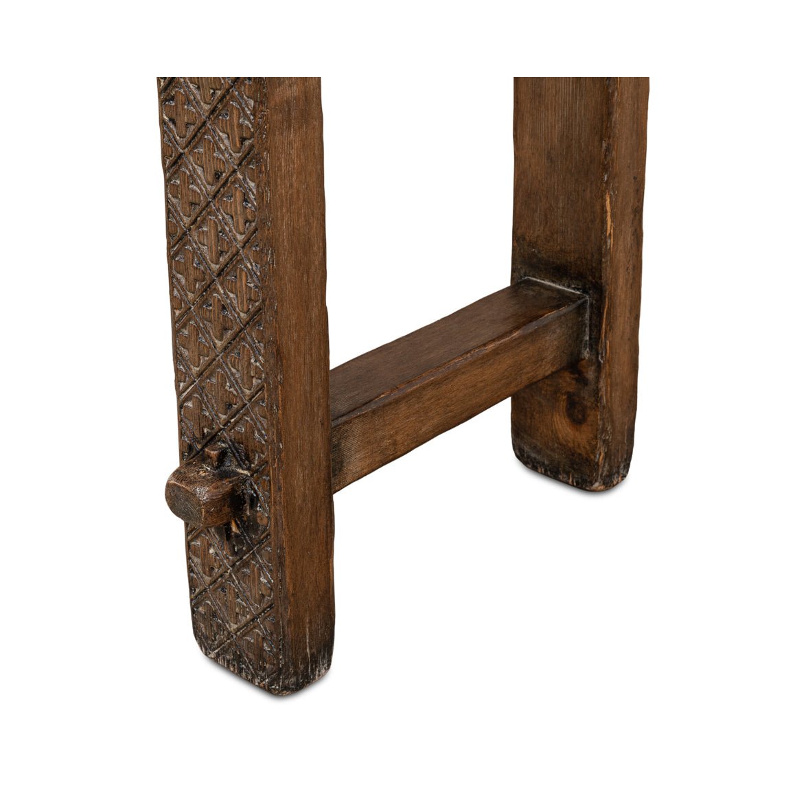 Artisan Carved Console Table - English Georgian America