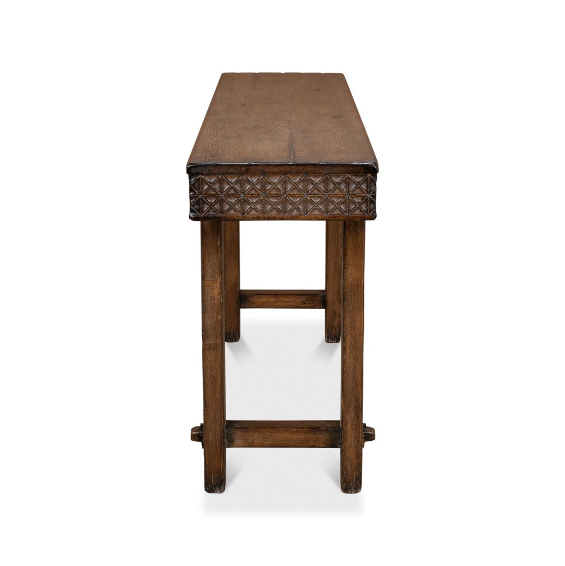 Artisan Carved Console Table - English Georgian America