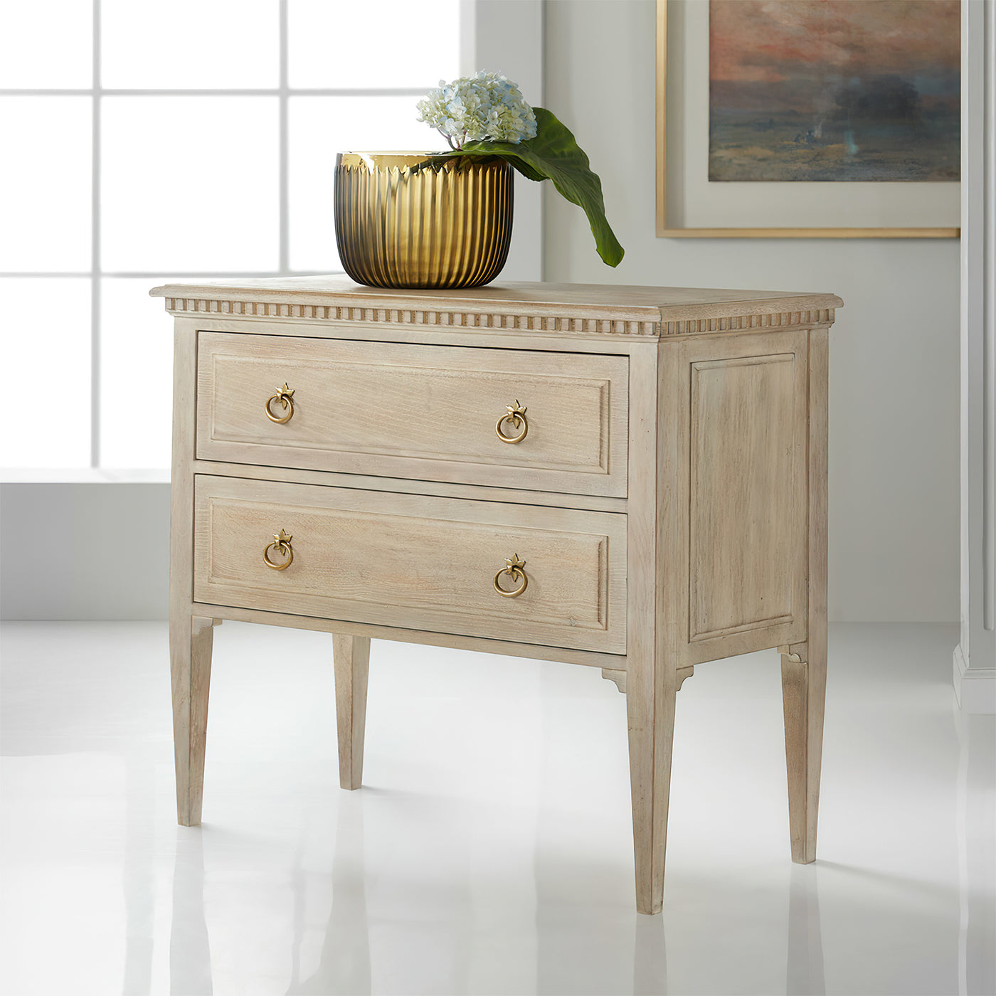 Oak Louis XVI Chest of Drawers