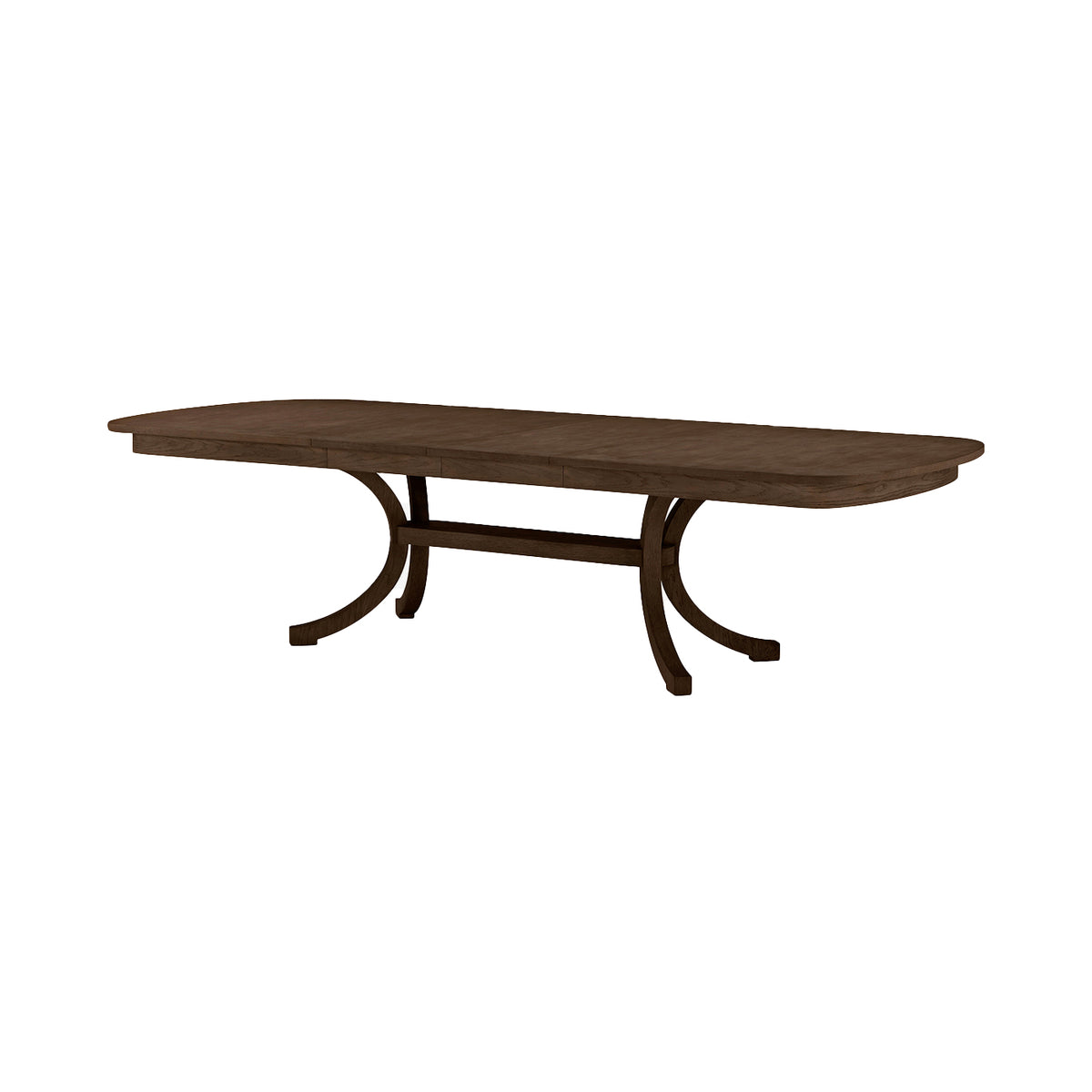 Brown Oak Coastal Dining Table
