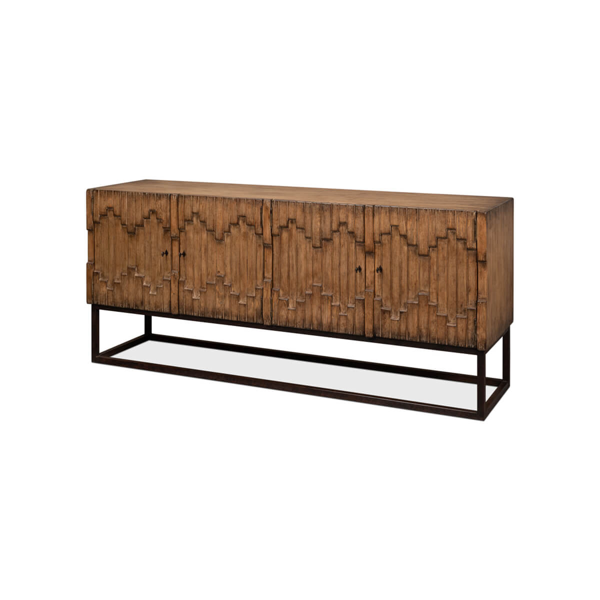 Aztec Inspired Sideboard - English Georgian America