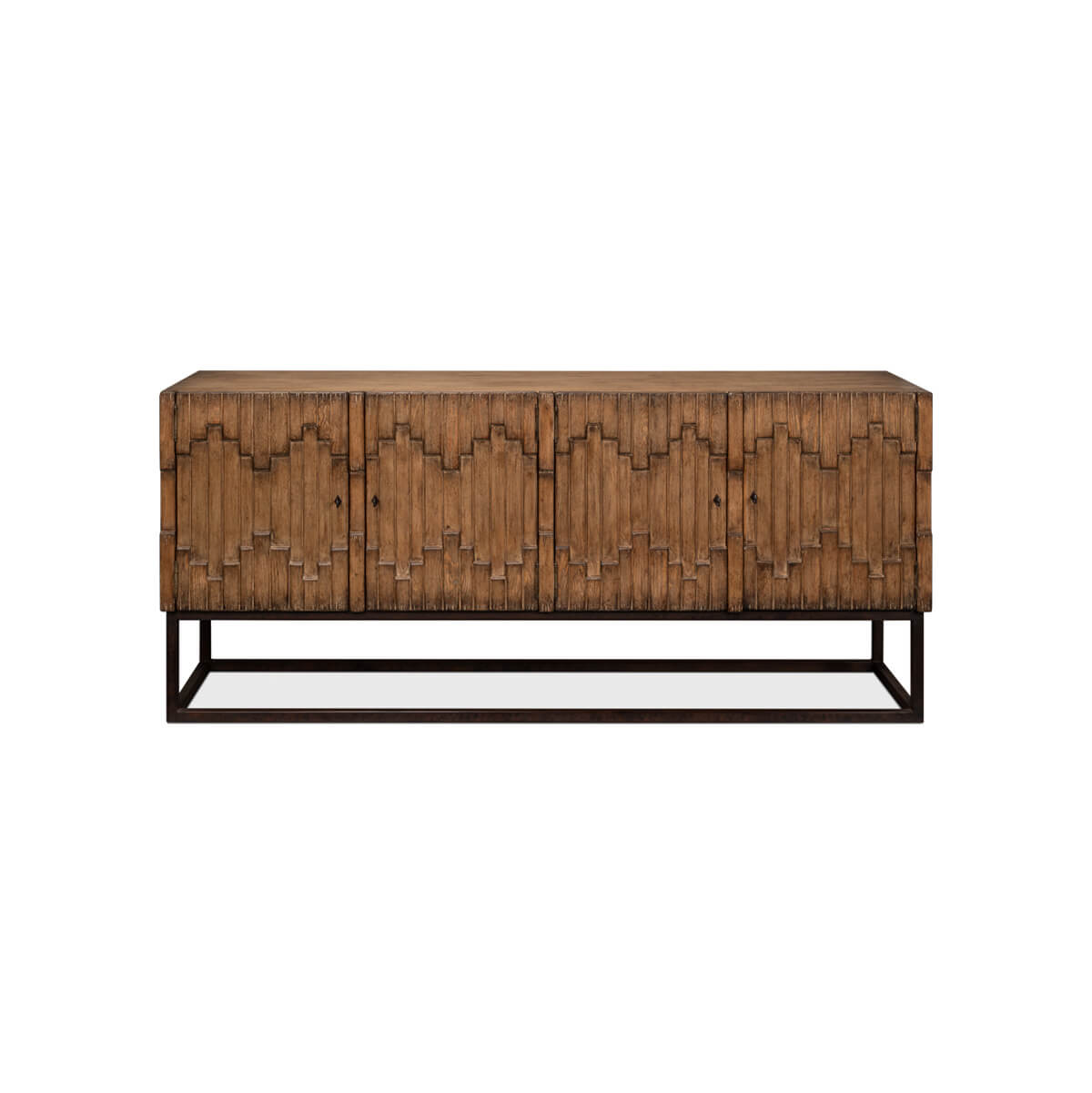 Aztec Inspired Sideboard - English Georgian America