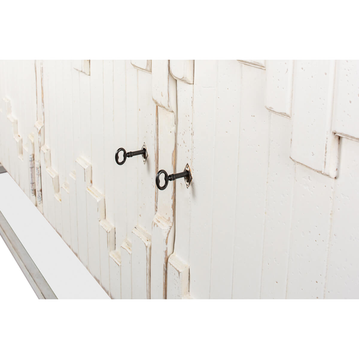 Aztec Whitewash Sideboard - English Georgian America