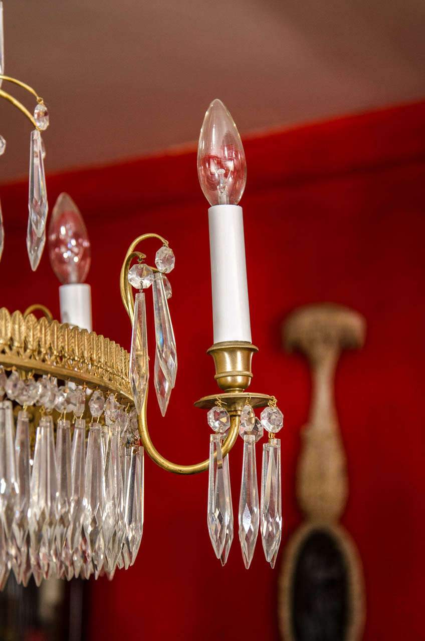 Baltic Six Light Chandelier - English Georgian America