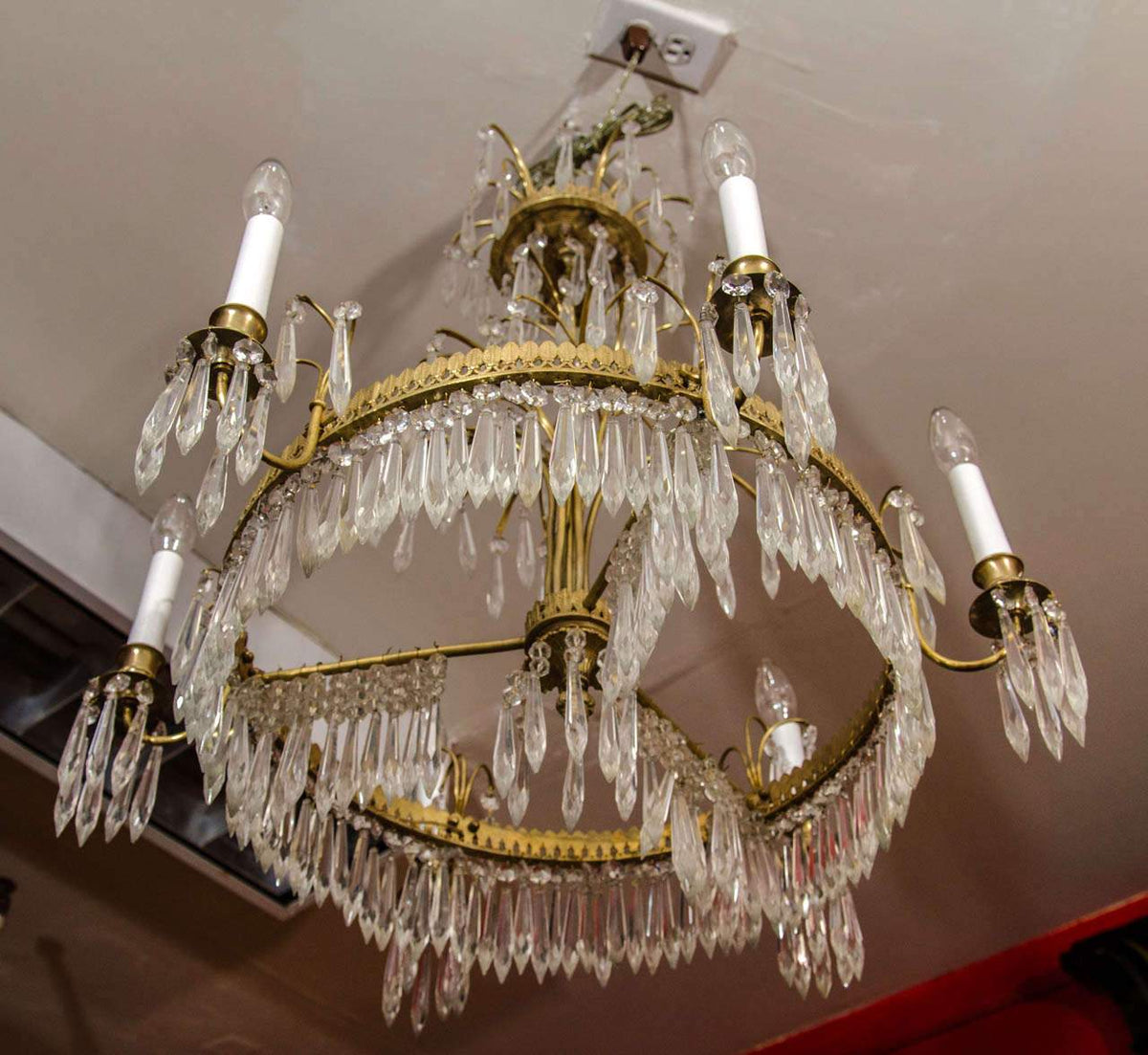 Baltic Six Light Chandelier - English Georgian America