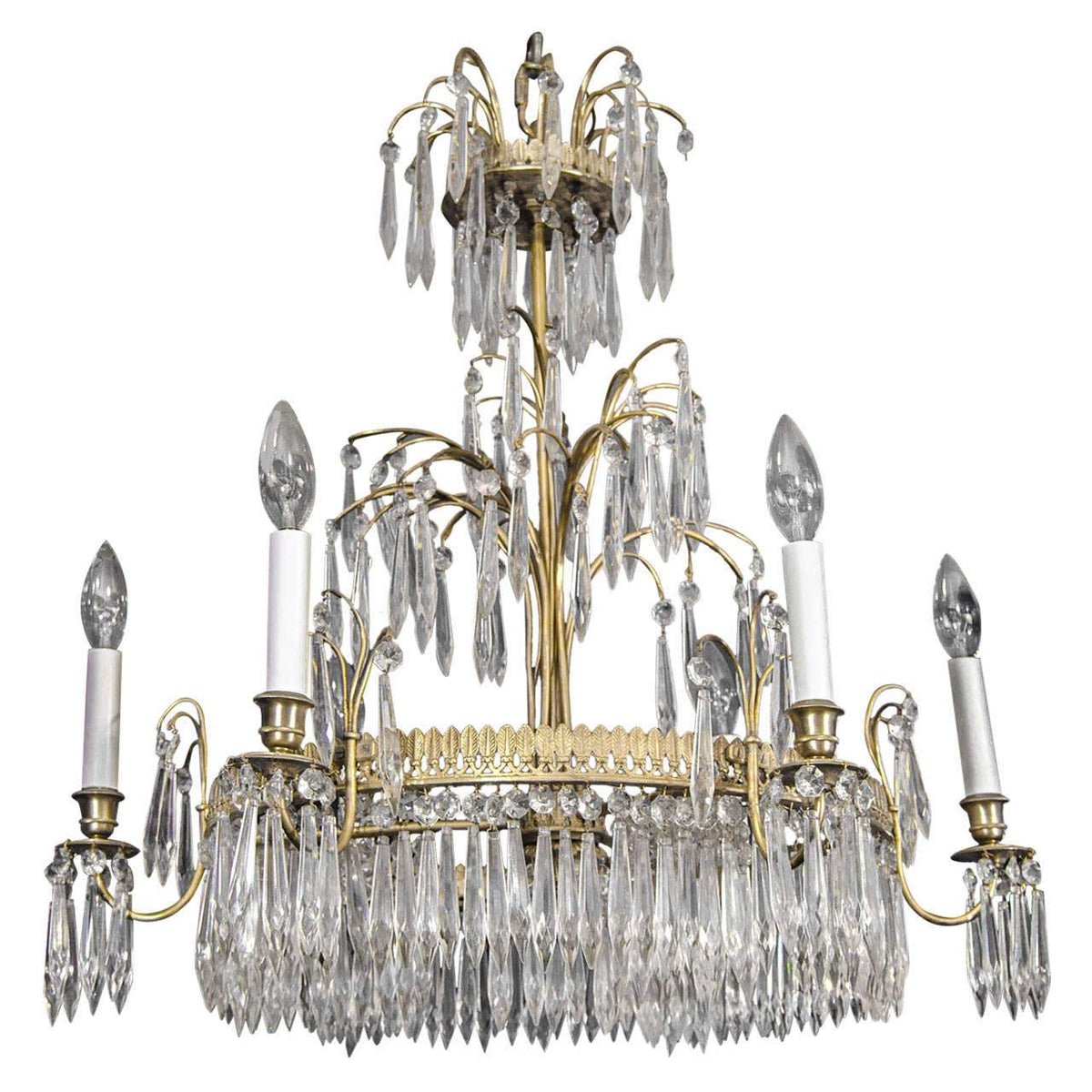 Baltic Six Light Chandelier - English Georgian America