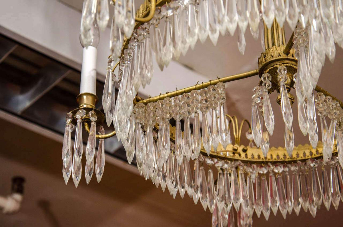 Baltic Six Light Chandelier - English Georgian America