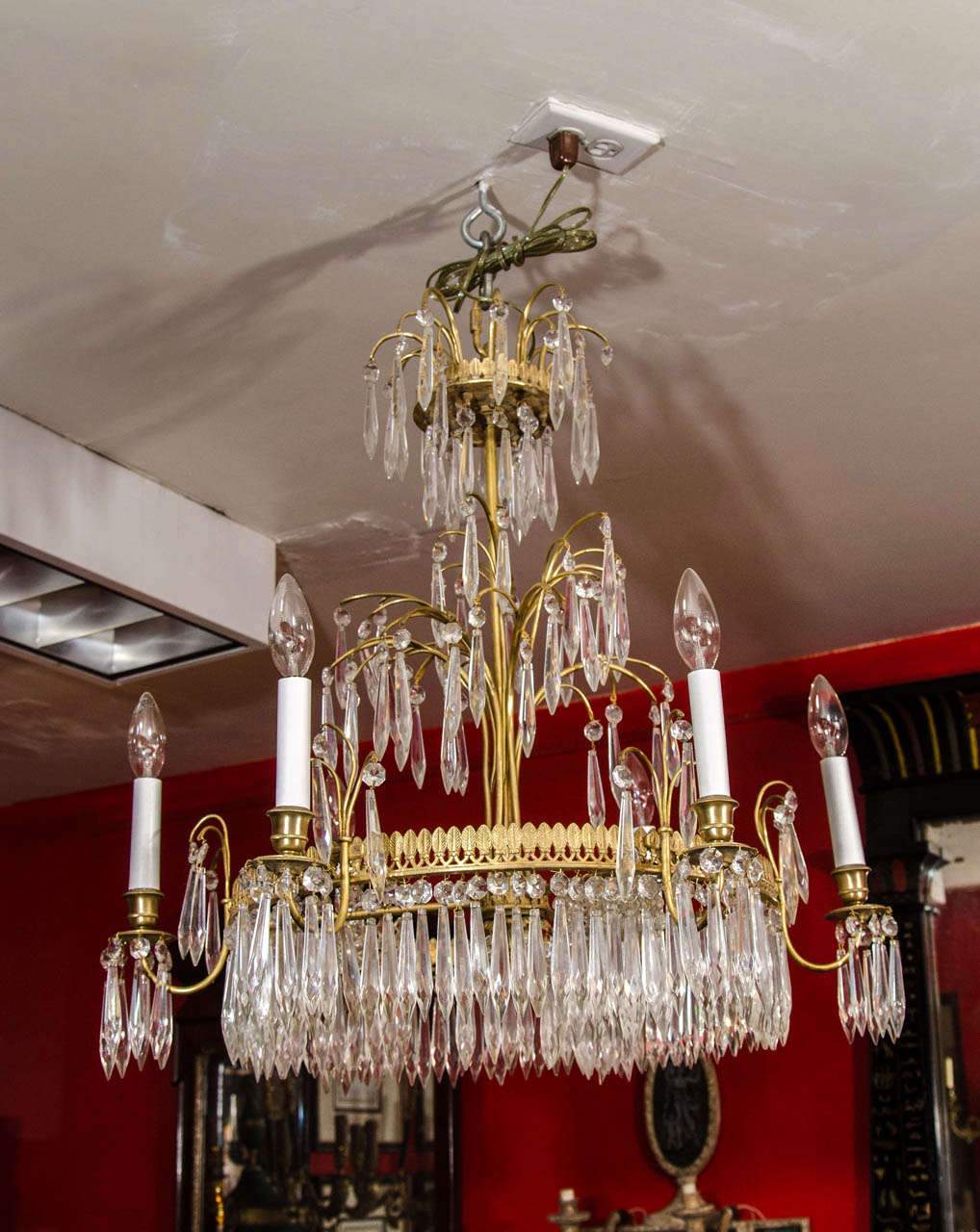 Baltic Six Light Chandelier - English Georgian America