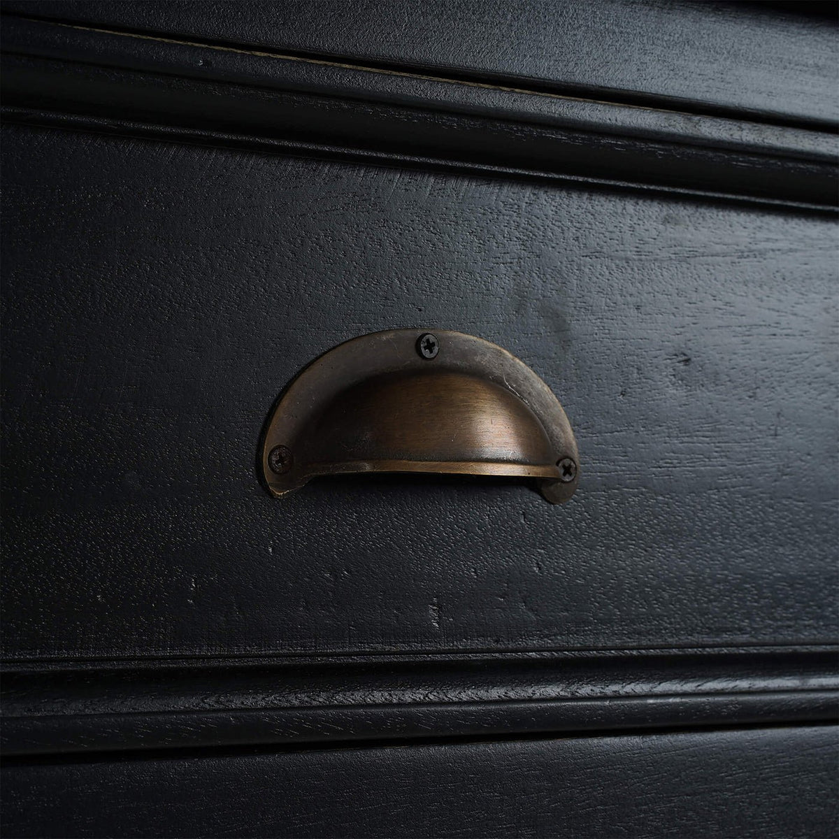 Batavia Black Rustic Country Sideboard - English Georgian America