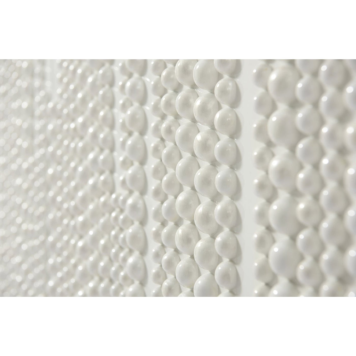 Beaded Hollywood Regency Two Door Cabinet - English Georgian America