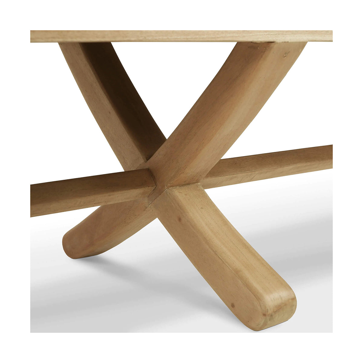 Scandinavian Minimalist Bench with Upholstered Seat