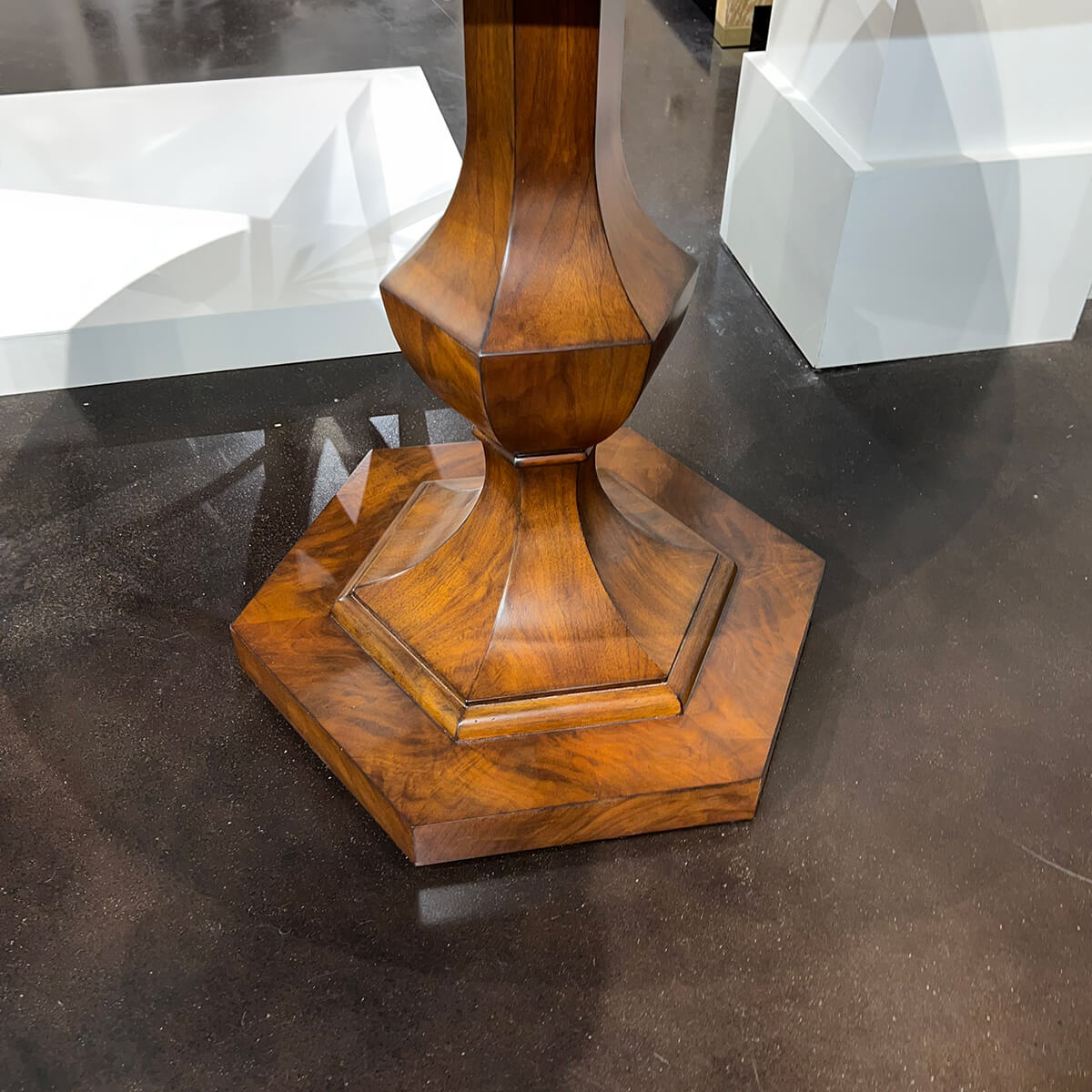 Biedermeier Style Walnut Table - English Georgian America